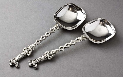 Victorian Silver Harvest Spoons